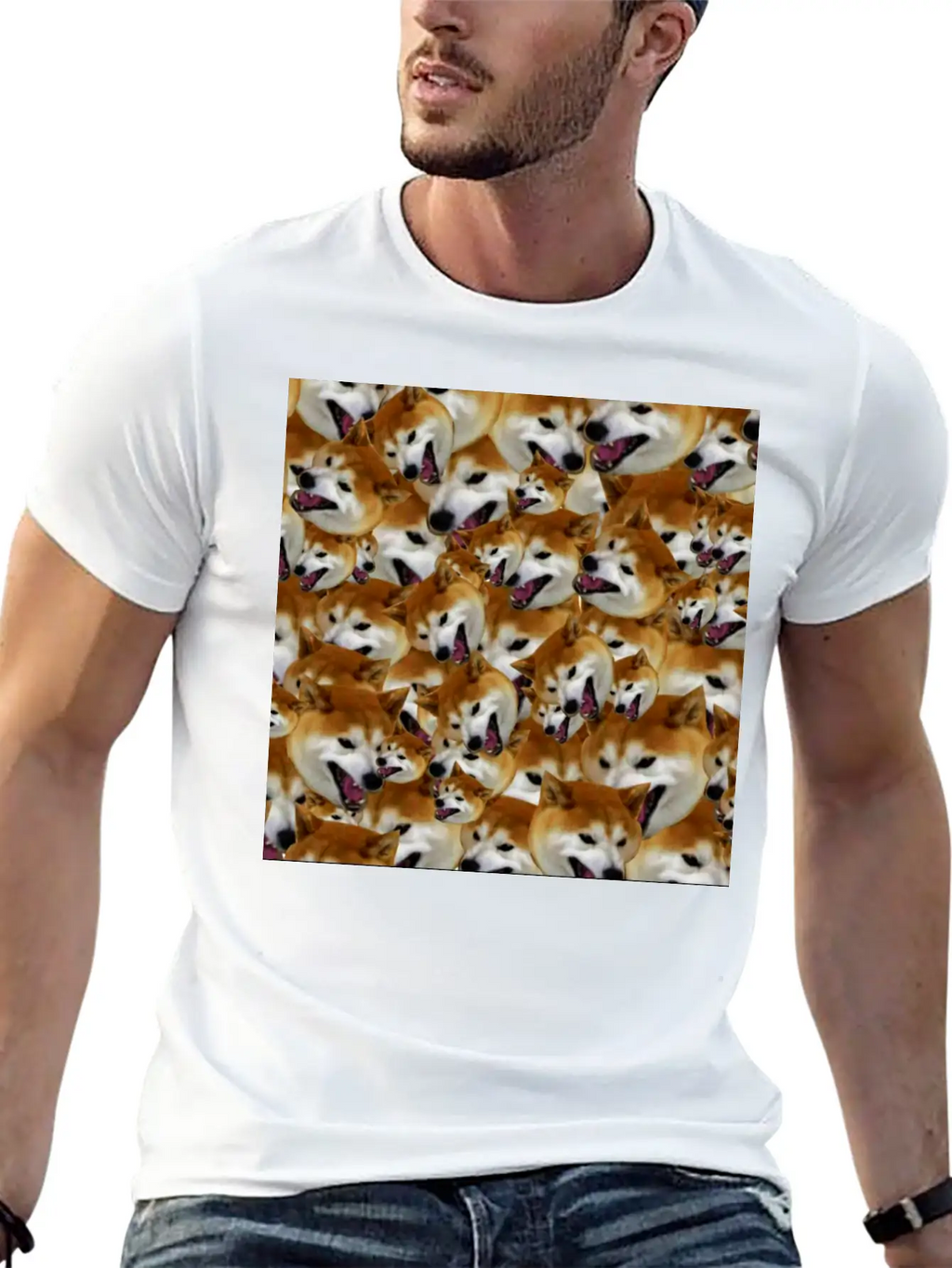Doge Laugh Unisex Casual T-Shirt – Clean Design For Daily Comfort
