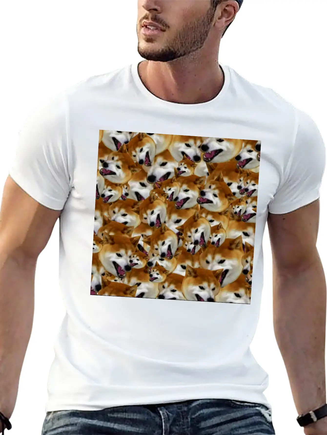 Doge Laugh Unisex Casual T-Shirt – Clean Design For Daily Comfort