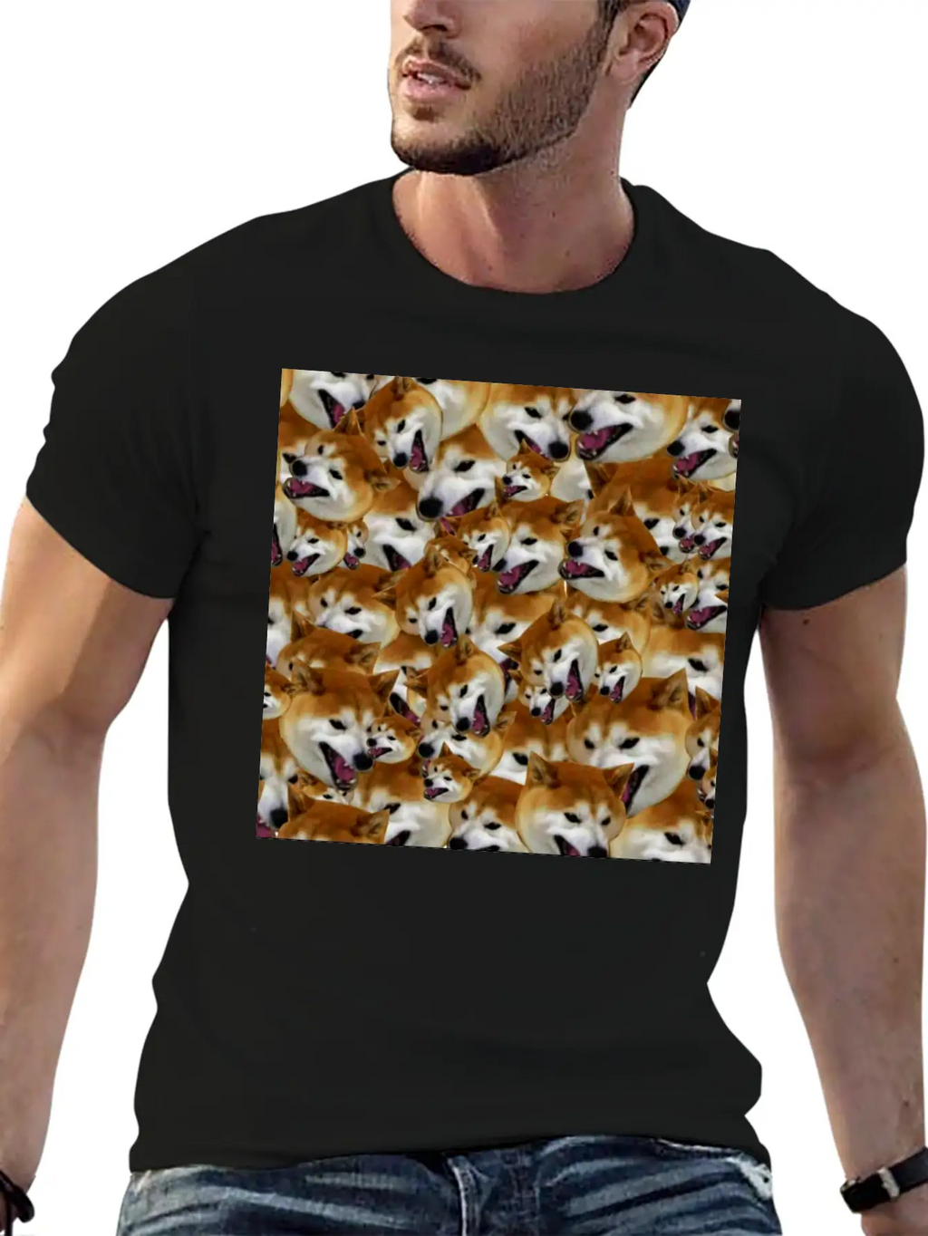 Doge Laugh Unisex Casual T-Shirt – Clean Design For Daily Comfort