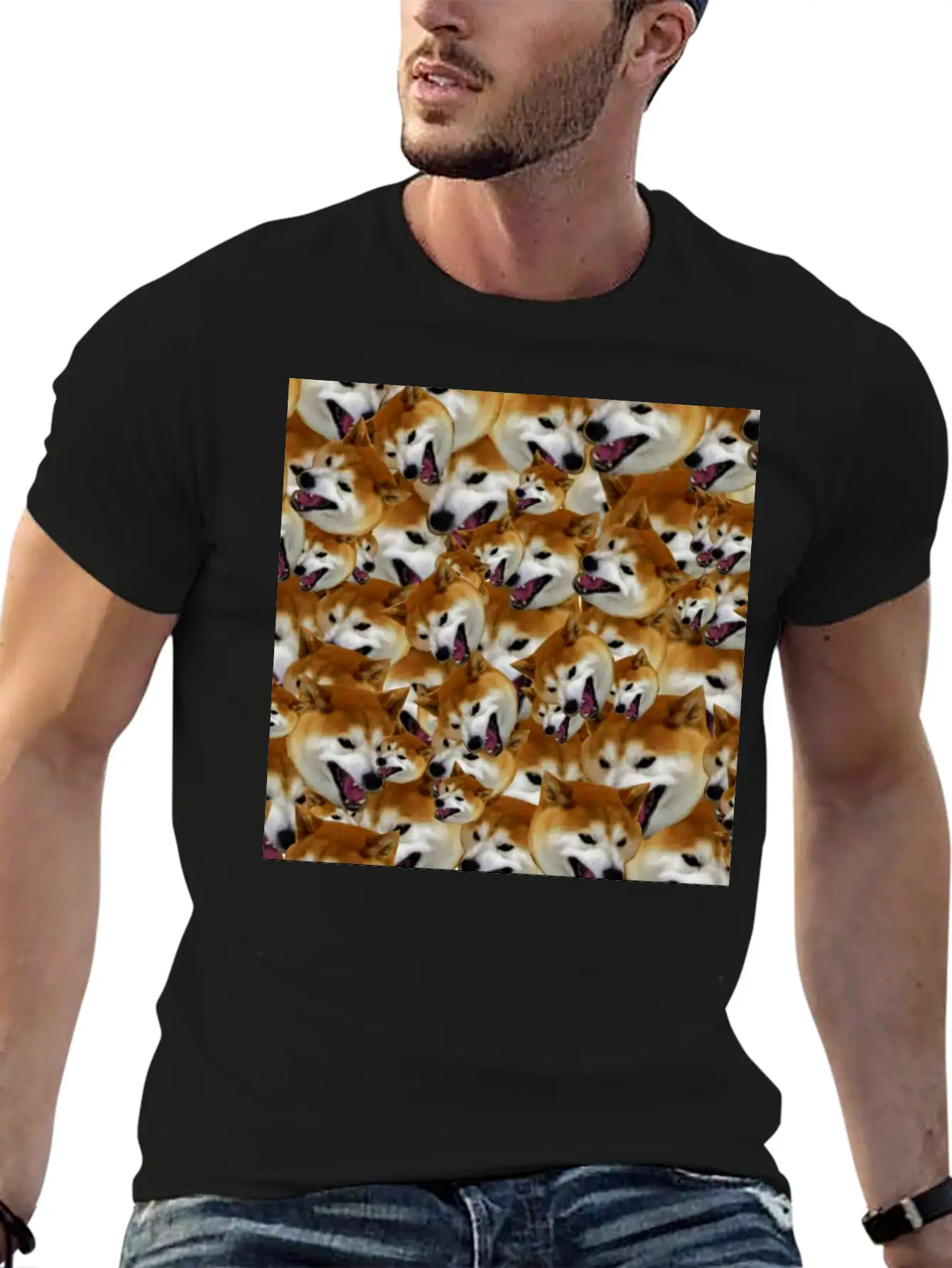 Doge Laugh Unisex Casual T-Shirt – Clean Design For Daily Comfort