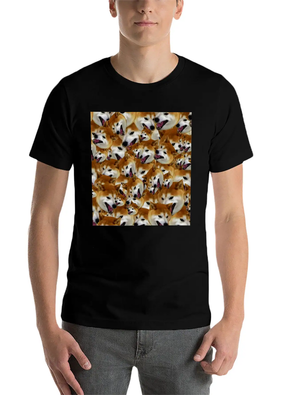 Doge Laugh Unisex Casual T-Shirt – Clean Design For Daily Comfort