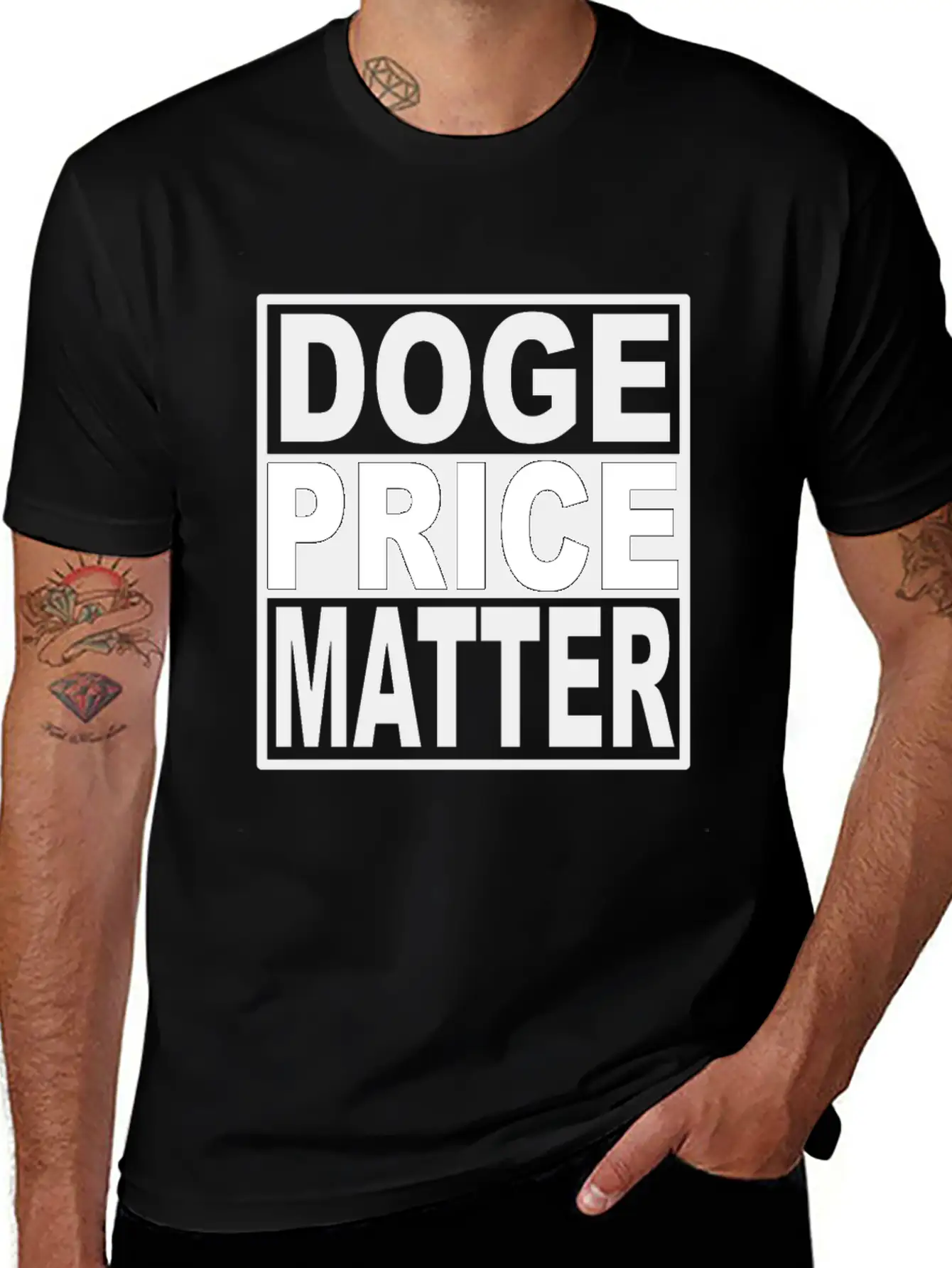 Doge Price Matter Casual Graphic T-Shirt – Simple And Comfortable Daily Wear