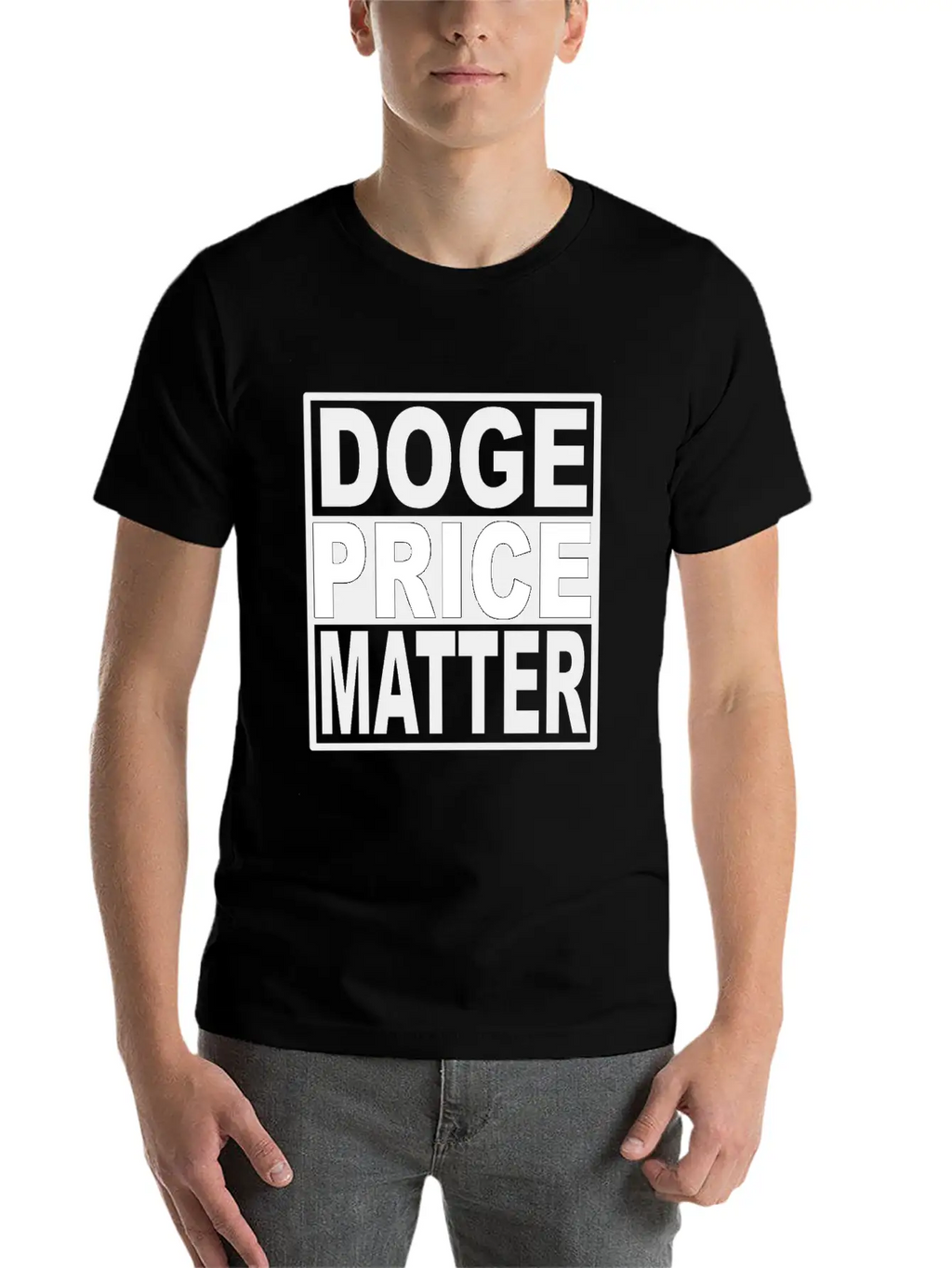 Doge Price Matter Casual Graphic T-Shirt – Simple And Comfortable Daily Wear