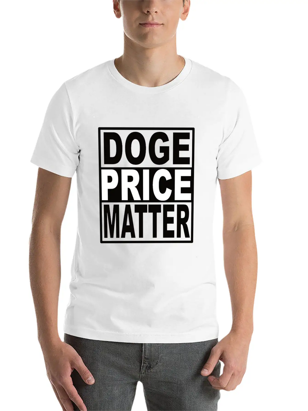 Doge Price Matter Casual Graphic T-Shirt – Simple And Comfortable Daily Wear