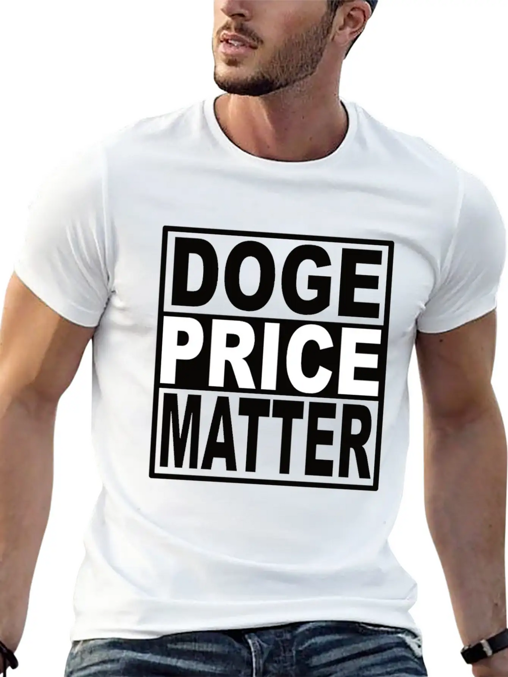 Doge Price Matter Casual Graphic T-Shirt – Simple And Comfortable Daily Wear
