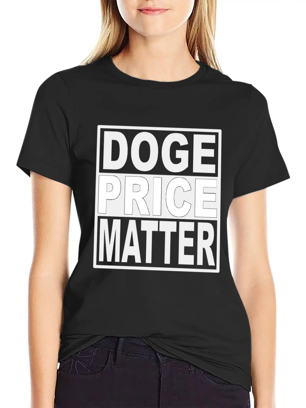 Doge Price Matter Casual Graphic T-Shirt – Simple And Comfortable Daily Wear