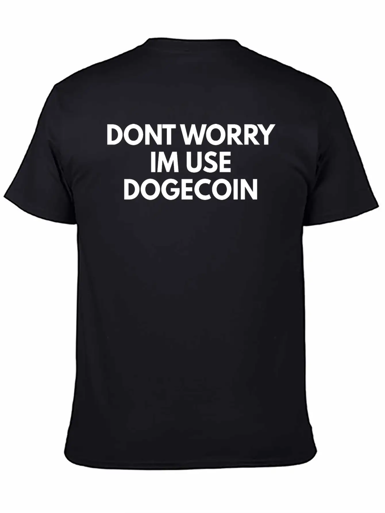 Dogecoin Breathable Soft Cotton T-Shirt – Timeless Casual Look