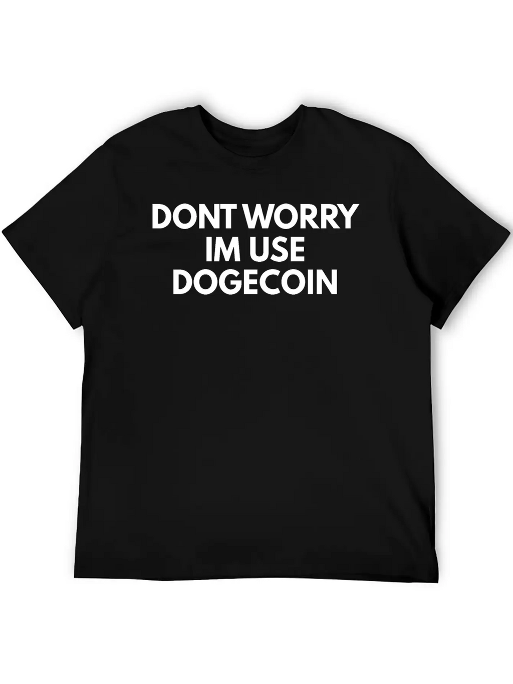 Dogecoin Breathable Soft Cotton T-Shirt – Timeless Casual Look