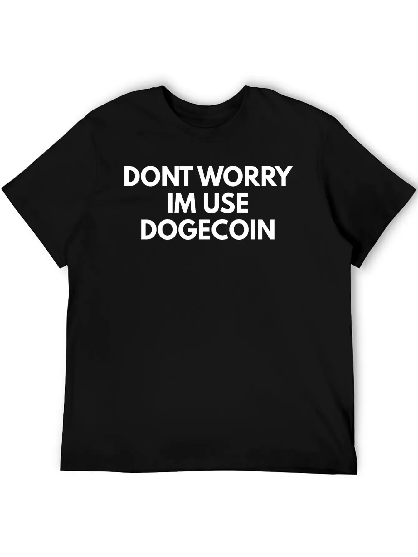 Dogecoin Breathable Soft Cotton T-Shirt – Timeless Casual Look
