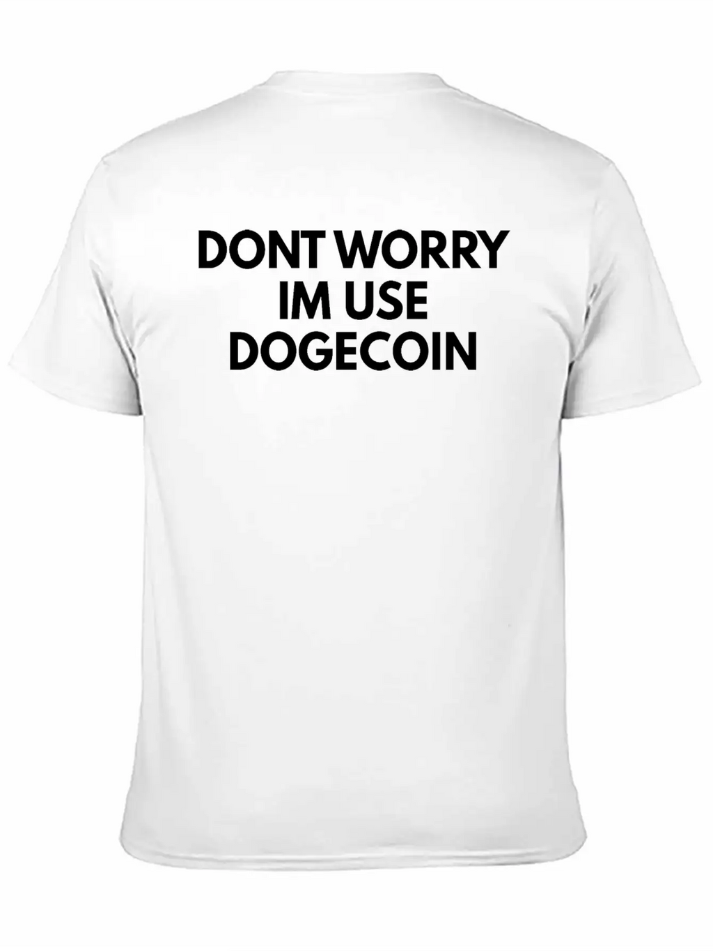 Dogecoin Breathable Soft Cotton T-Shirt – Timeless Casual Look