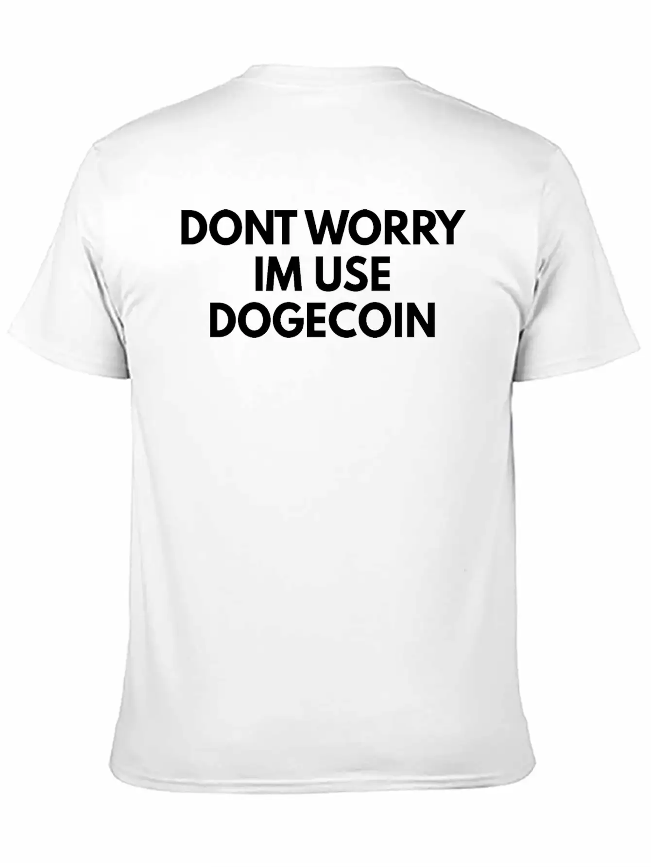 Dogecoin Breathable Soft Cotton T-Shirt – Timeless Casual Look