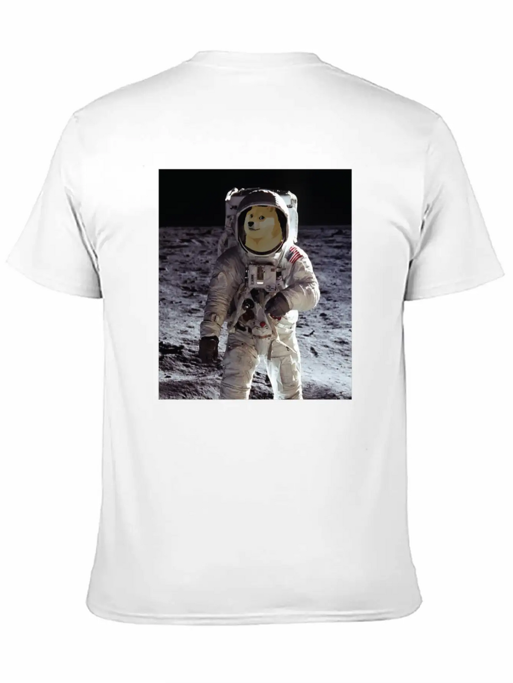 Dogecoin Cool Astronaut - Blockchain Crypto Unisex Casual T-Shirt – Clean Design For Daily Comfort