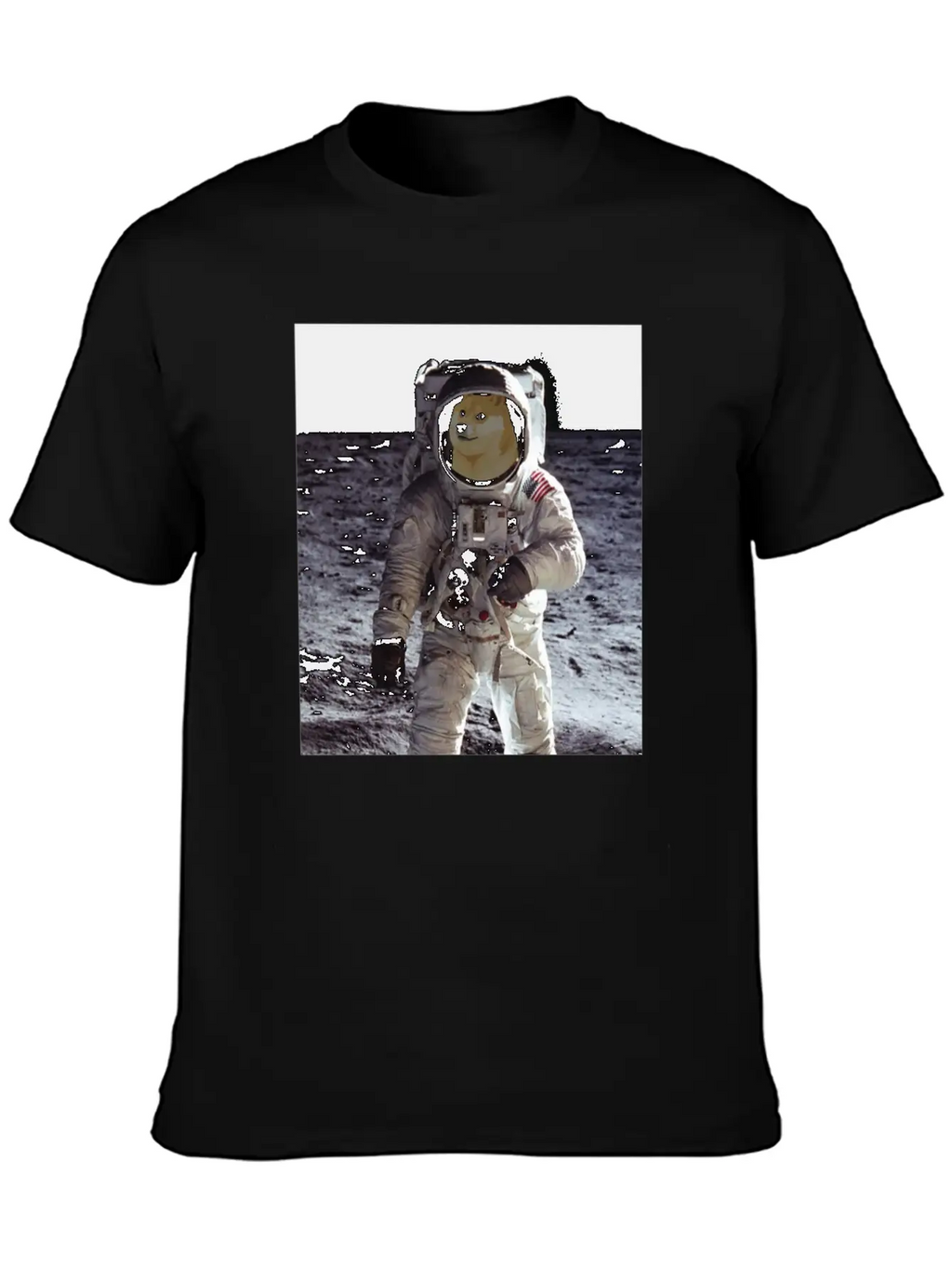 Dogecoin Cool Astronaut - Blockchain Crypto Unisex Casual T-Shirt – Clean Design For Daily Comfort