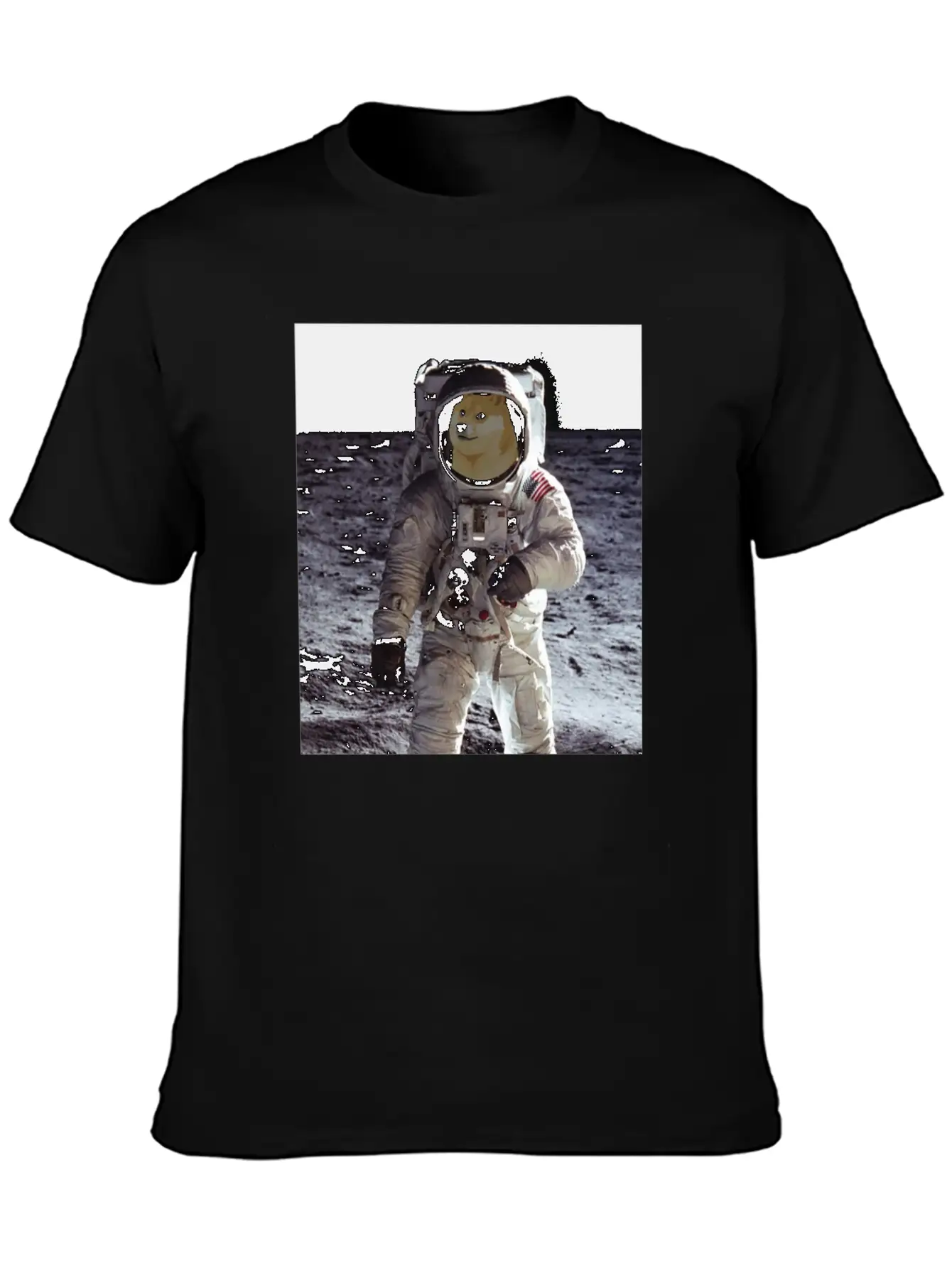 Dogecoin Cool Astronaut - Blockchain Crypto Unisex Casual T-Shirt – Clean Design For Daily Comfort