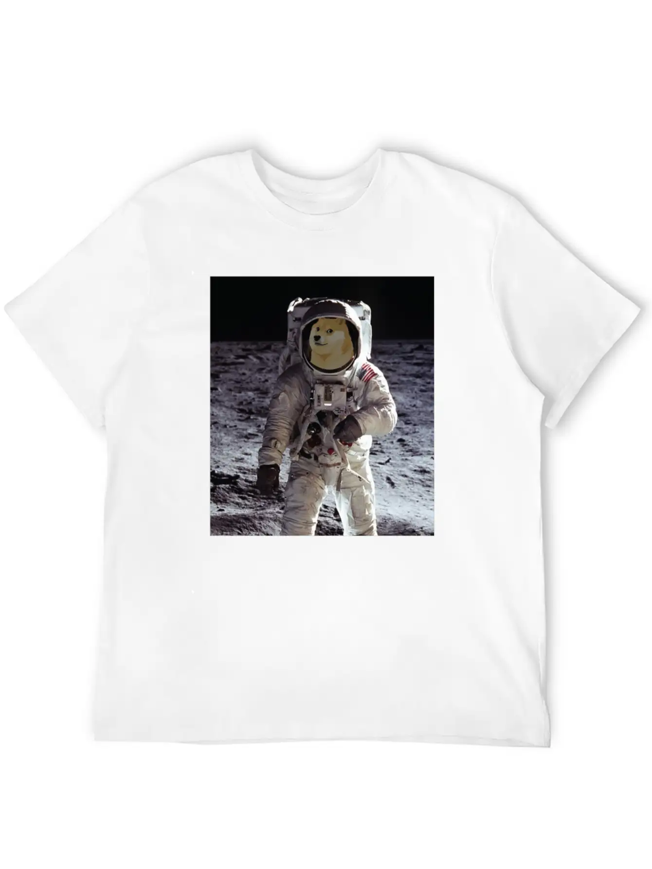 Dogecoin Cool Astronaut - Blockchain Crypto Unisex Casual T-Shirt – Clean Design For Daily Comfort