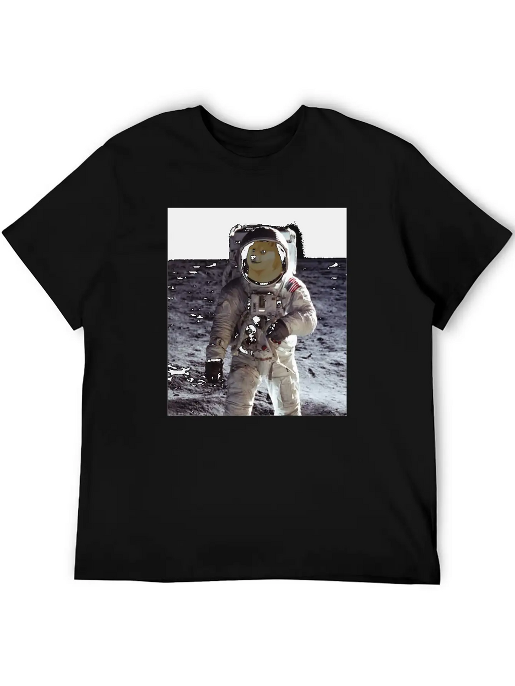 Dogecoin Cool Astronaut - Blockchain Crypto Unisex Casual T-Shirt – Clean Design For Daily Comfort