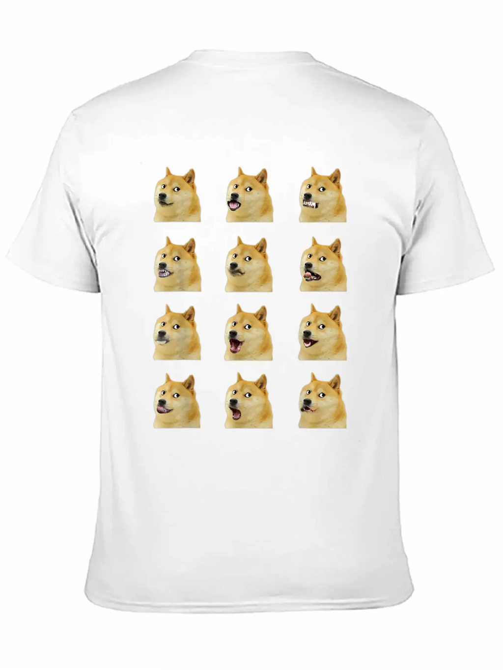 Dogecoin Doge Faces Funny Meme Hodl Shibu Inu Cryp Essential Cotton Tee For Daily Outfits – Unisex Style