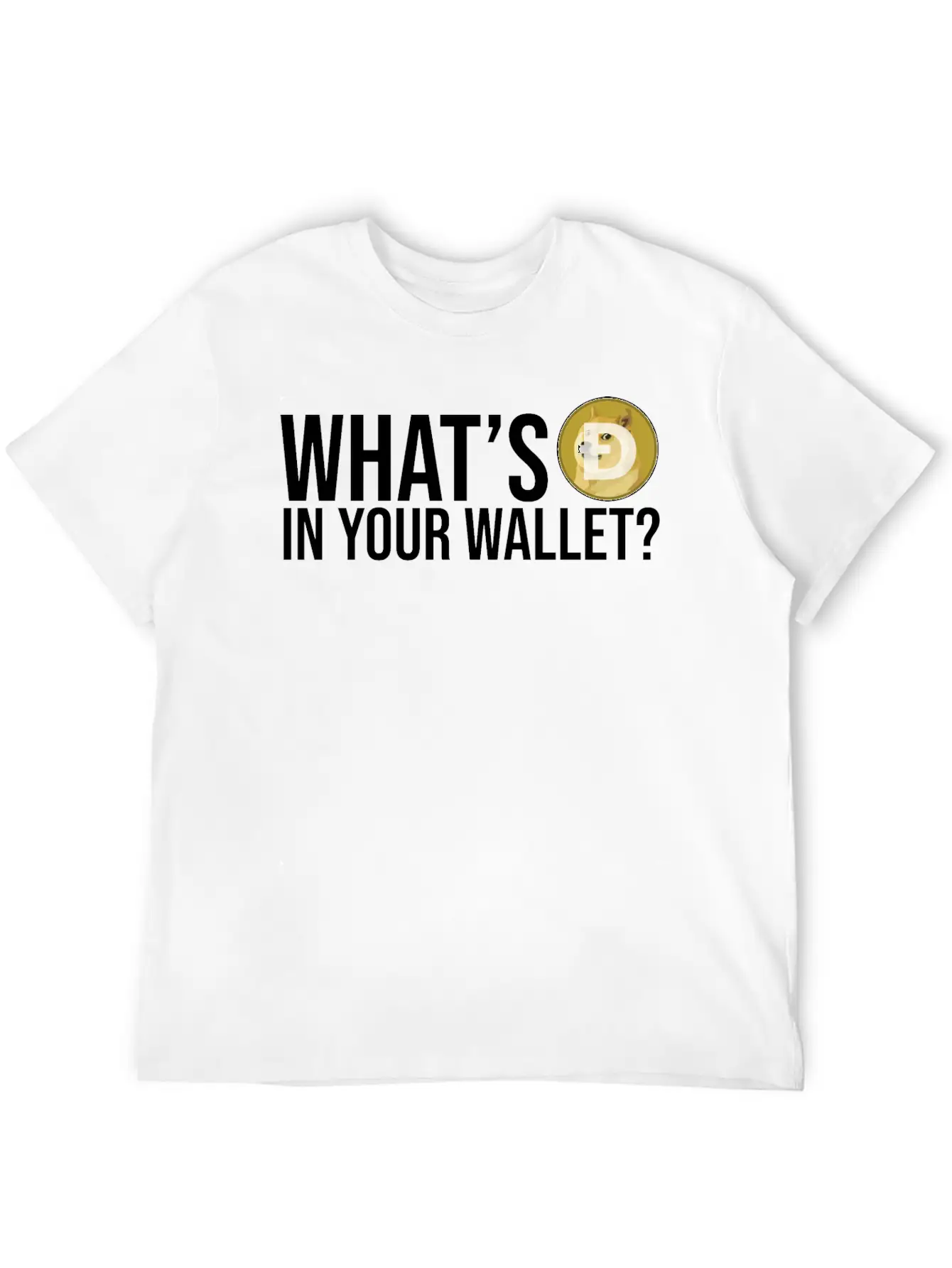 Dogecoin DOGE HODL Cryptocurrency Breathable Soft Cotton T-Shirt – Timeless Casual Look