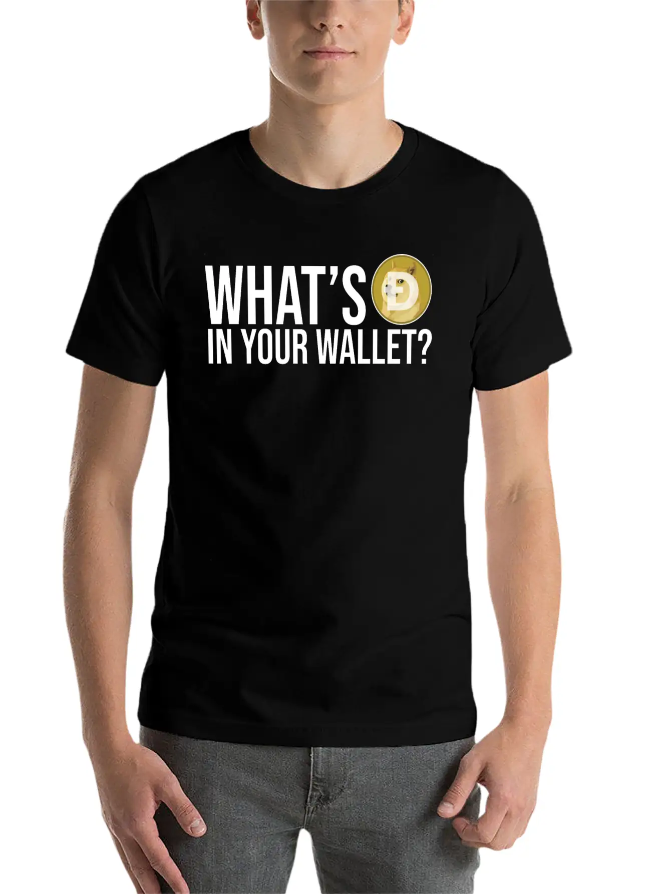 Dogecoin DOGE HODL Cryptocurrency Breathable Soft Cotton T-Shirt – Timeless Casual Look