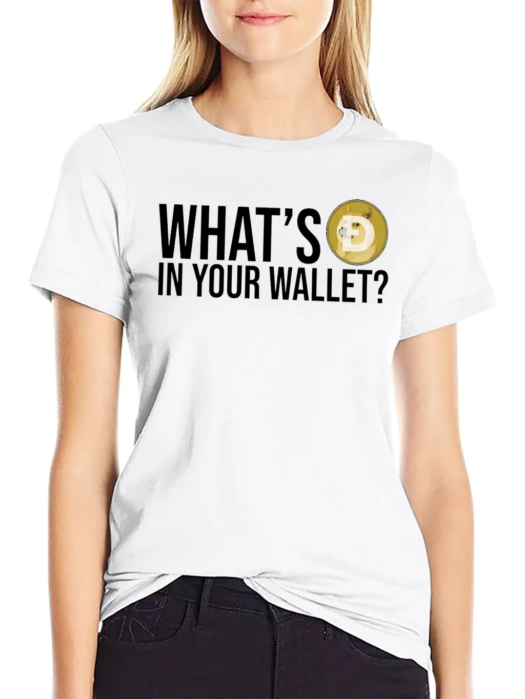 Dogecoin DOGE HODL Cryptocurrency Breathable Soft Cotton T-Shirt – Timeless Casual Look
