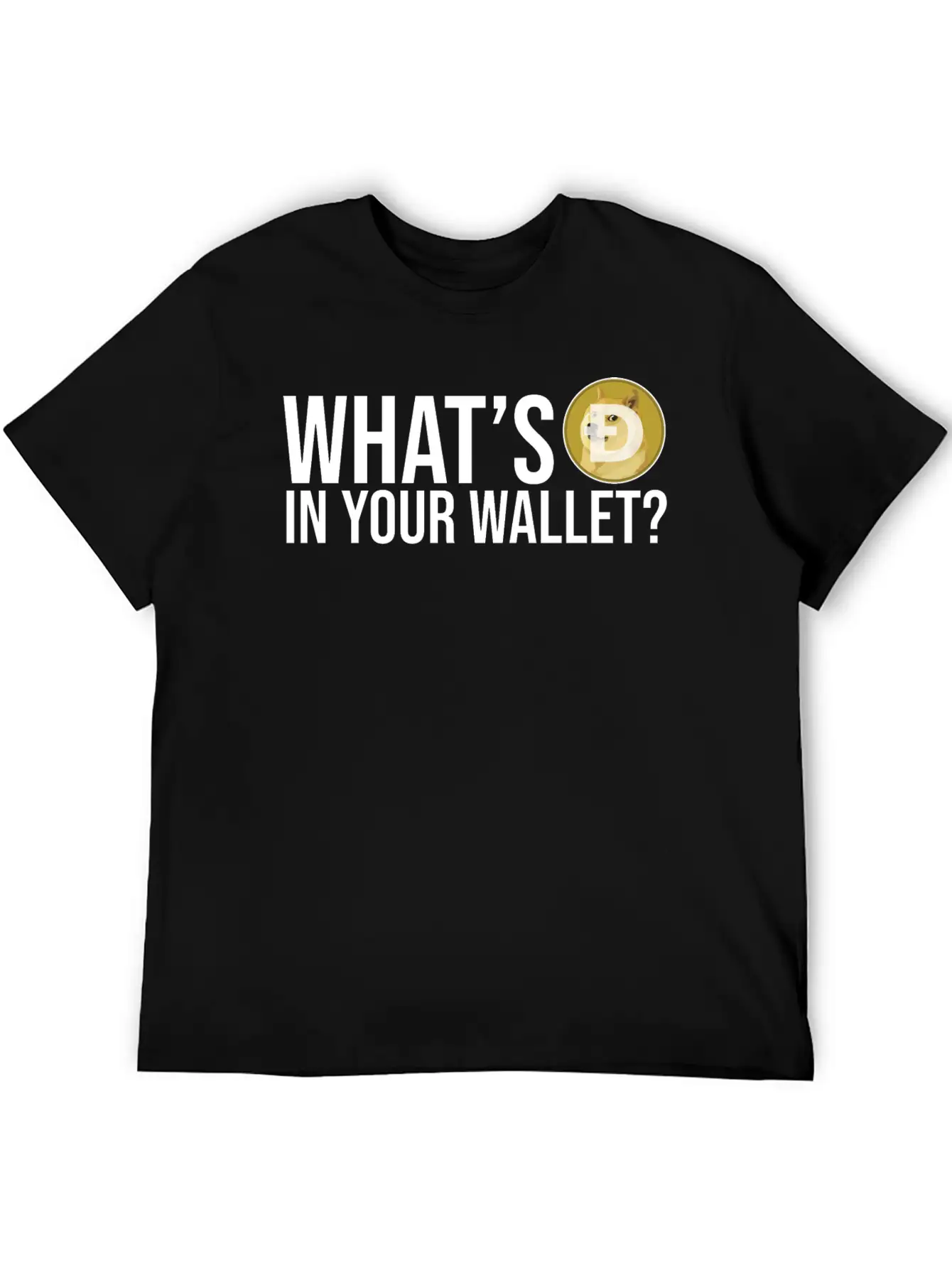 Dogecoin DOGE HODL Cryptocurrency Breathable Soft Cotton T-Shirt – Timeless Casual Look