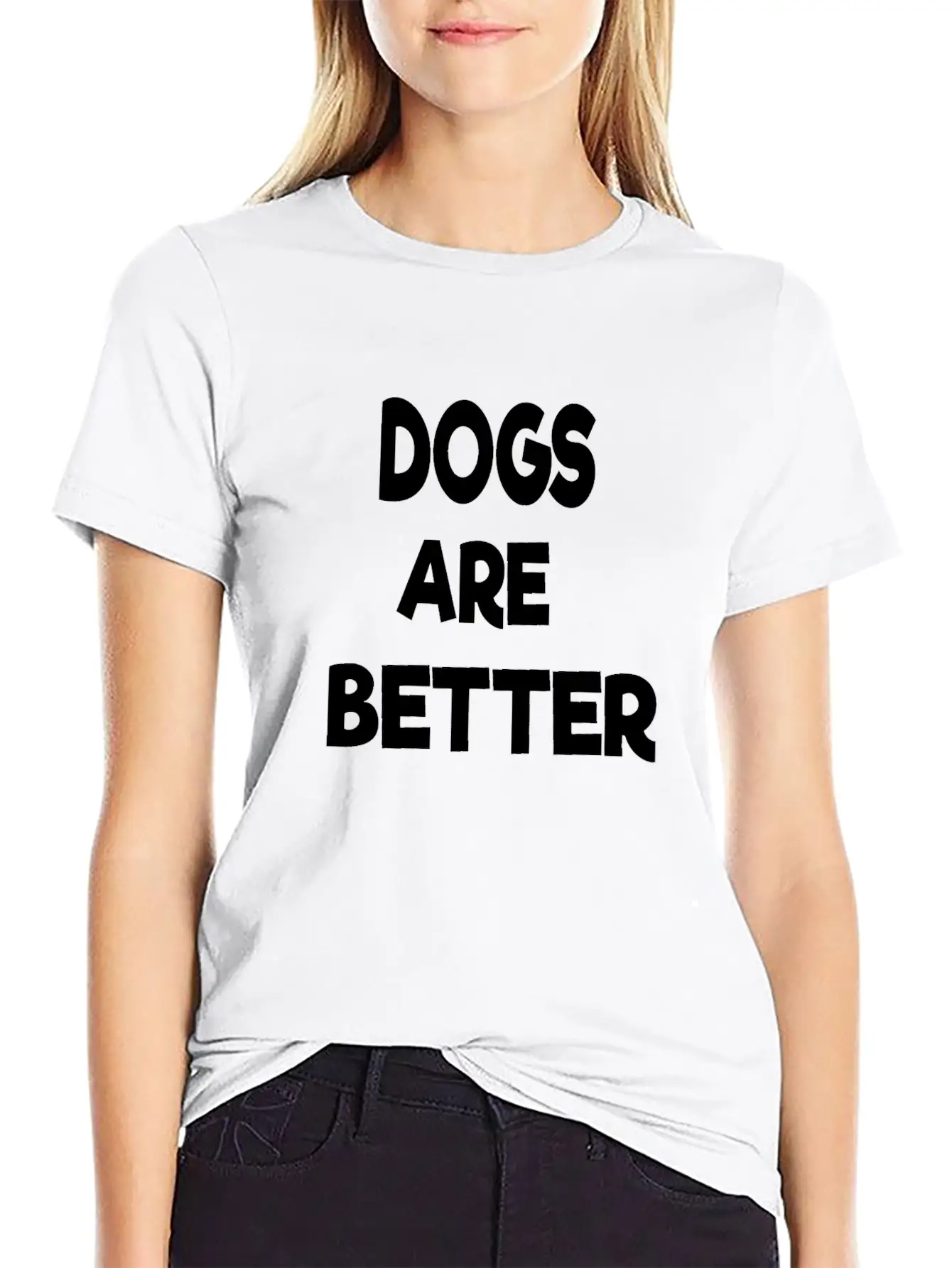 Dogs Are Better Unisex Casual T-Shirt – Clean Design For Daily Comfort