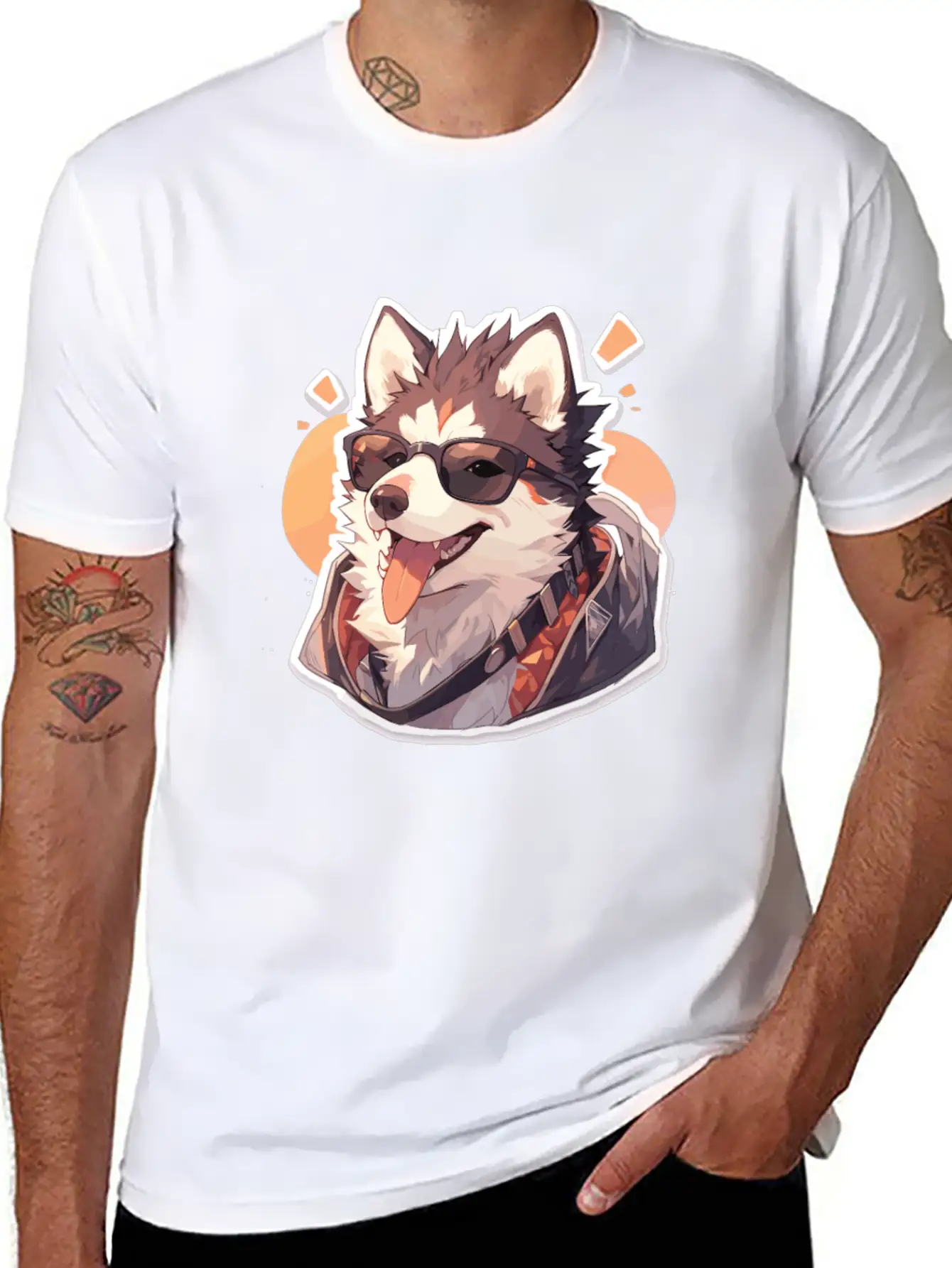 Dogs Pet Dog Owner Dog Lover Animal Stylish Everyday T-Shirt – Unisex Basic Cotton Tee