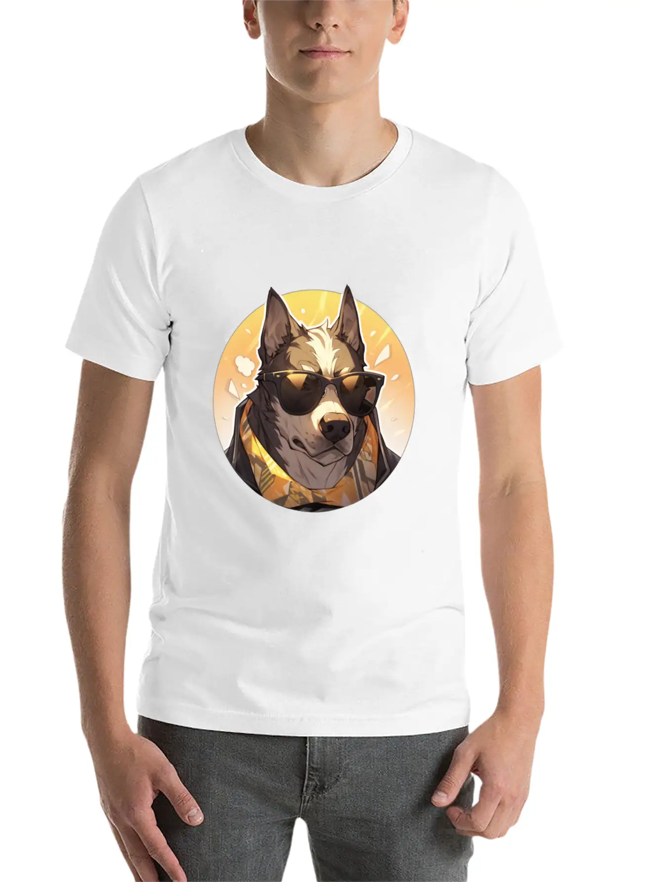 Dogs Pet Dog Owner Dog Lover Animal Unisex Short Sleeve Soft Cotton T-Shirt – Casual Everyday Wear