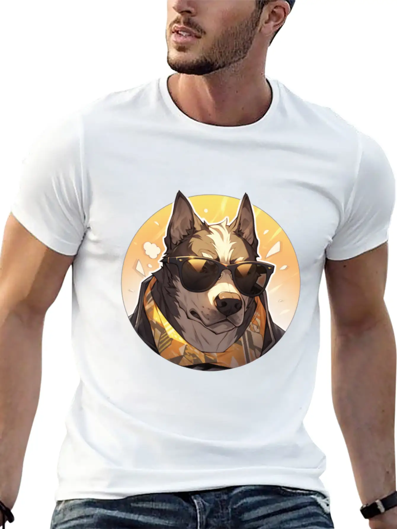 Dogs Pet Dog Owner Dog Lover Animal Unisex Short Sleeve Soft Cotton T-Shirt – Casual Everyday Wear