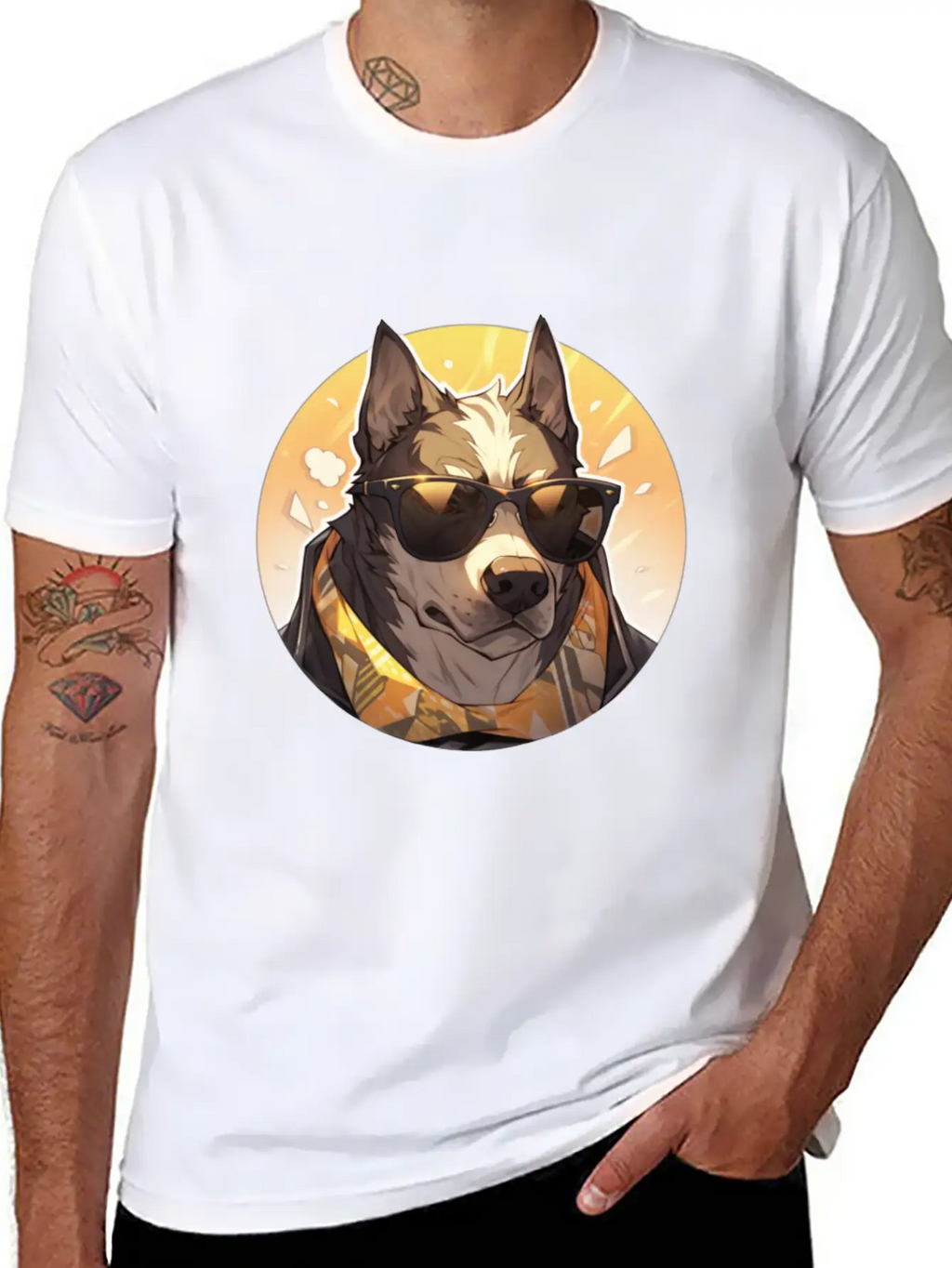 Dogs Pet Dog Owner Dog Lover Animal Unisex Short Sleeve Soft Cotton T-Shirt – Casual Everyday Wear