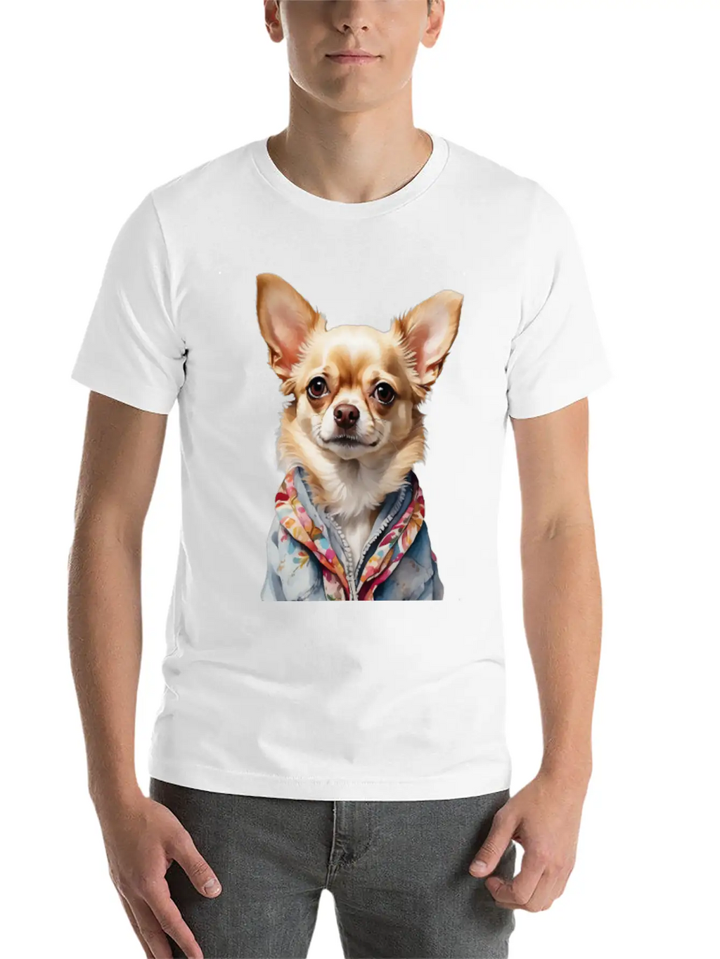 Dog's Unique Coat Essential Cotton Tee For Daily Outfits – Unisex Style