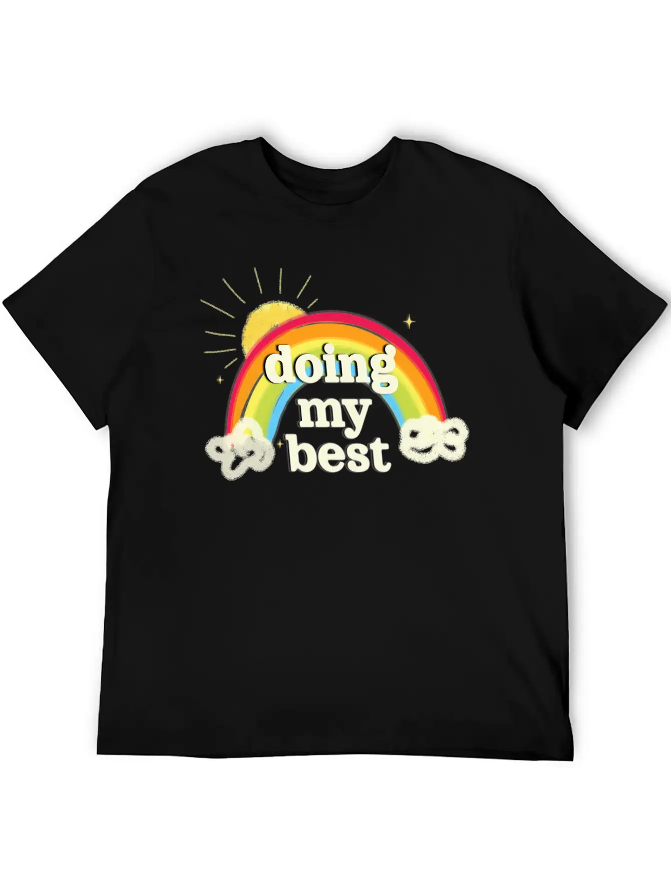 Doing My Best Unisex Short Sleeve Soft Cotton T-Shirt – Casual Everyday Wear