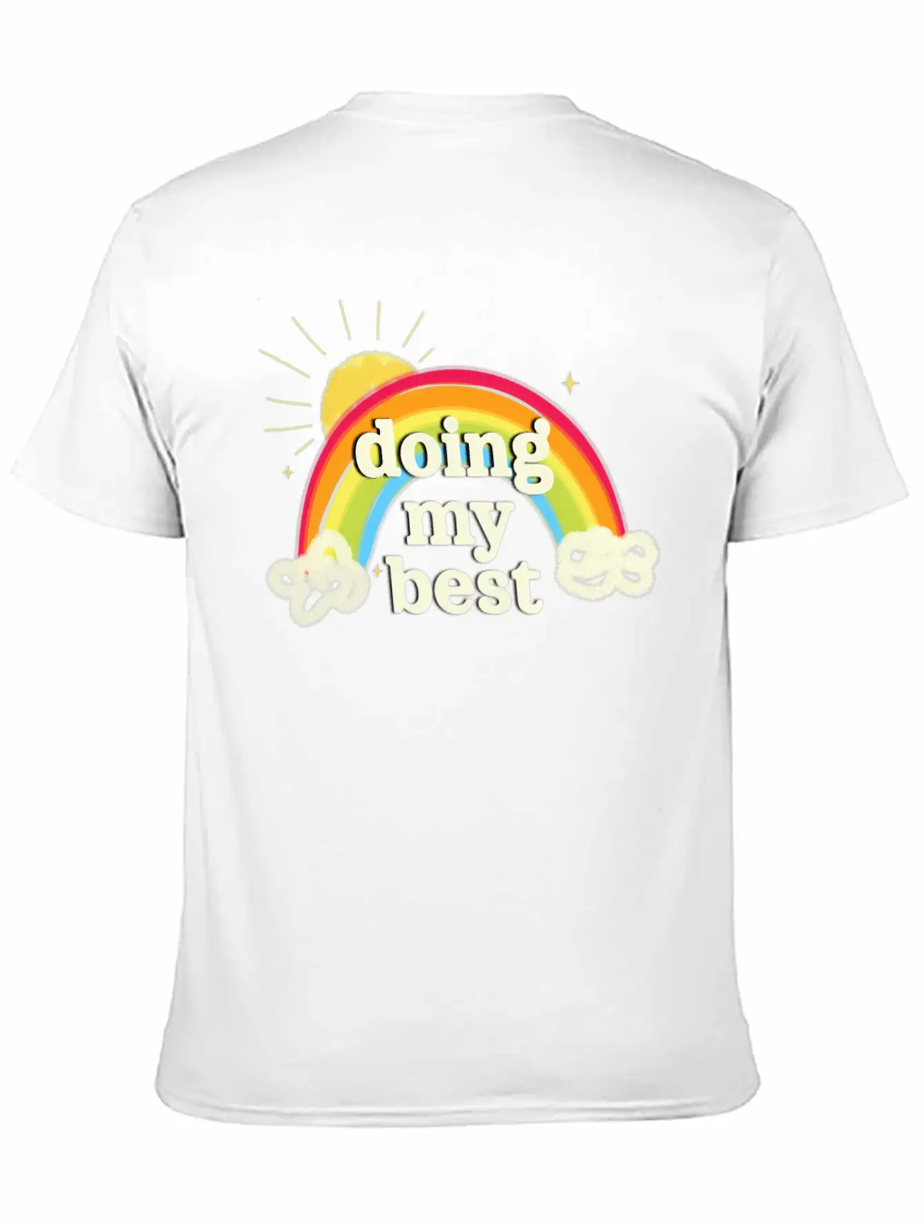 Doing My Best Unisex Short Sleeve Soft Cotton T-Shirt – Casual Everyday Wear