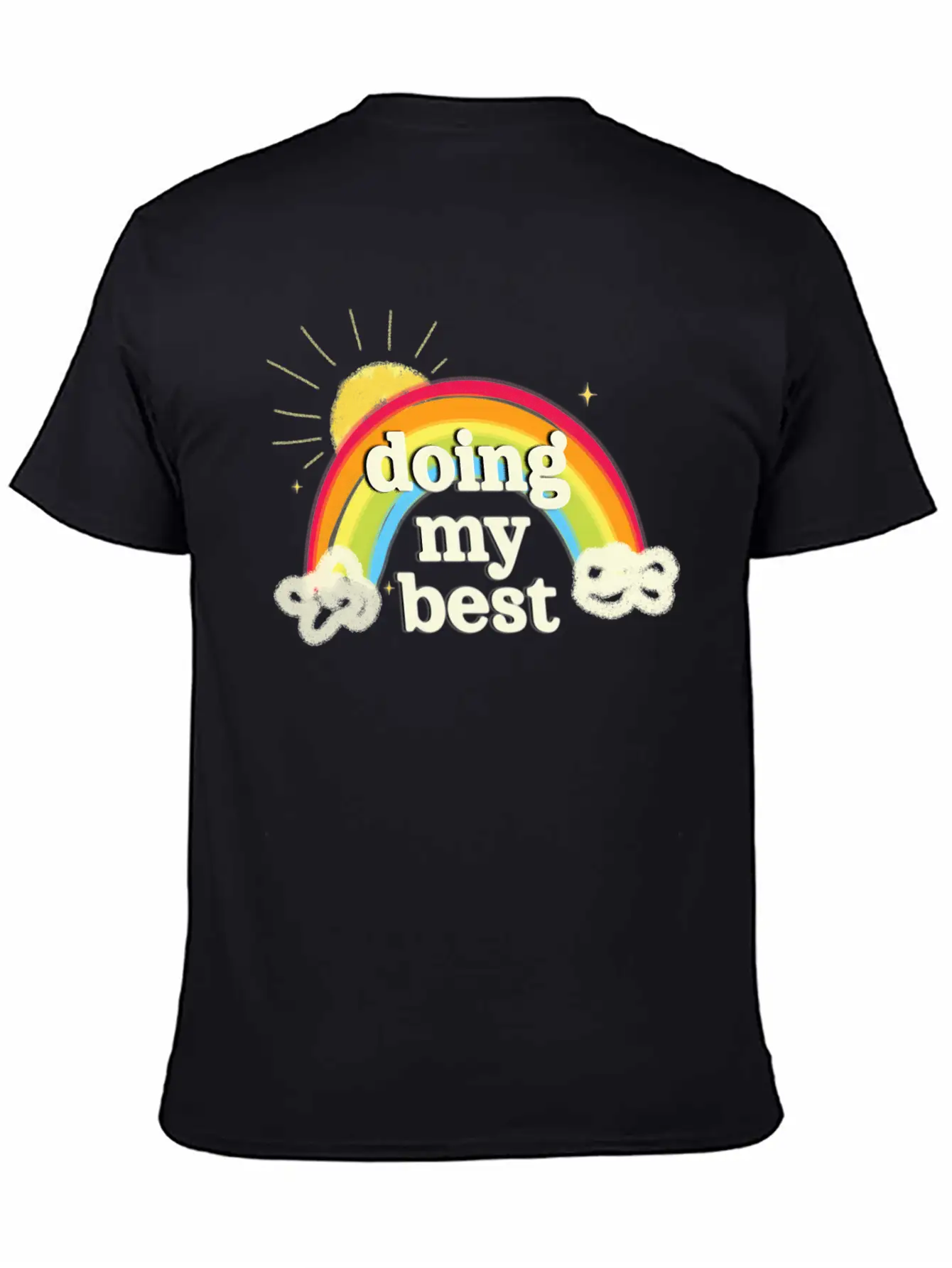 Doing My Best Unisex Short Sleeve Soft Cotton T-Shirt – Casual Everyday Wear