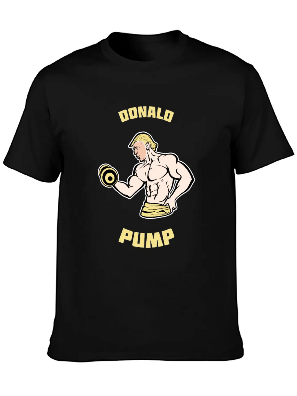 Donald Pump Shirt Gym Political US President Vote Essential Cotton Tee For Daily Outfits – Unisex Style