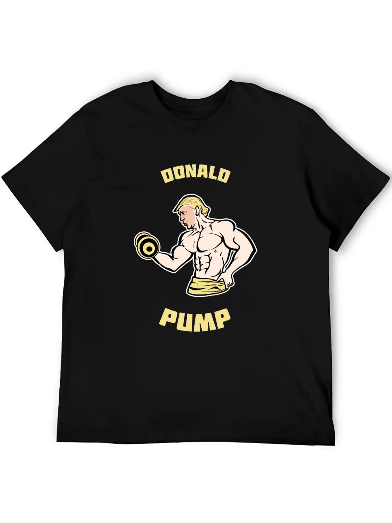 Donald Pump Shirt Gym Political US President Vote Essential Cotton Tee For Daily Outfits – Unisex Style