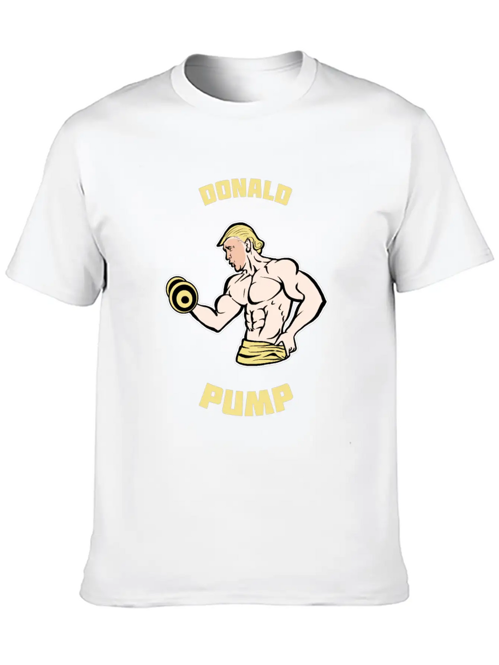 Donald Pump Shirt Gym Political US President Vote Essential Cotton Tee For Daily Outfits – Unisex Style