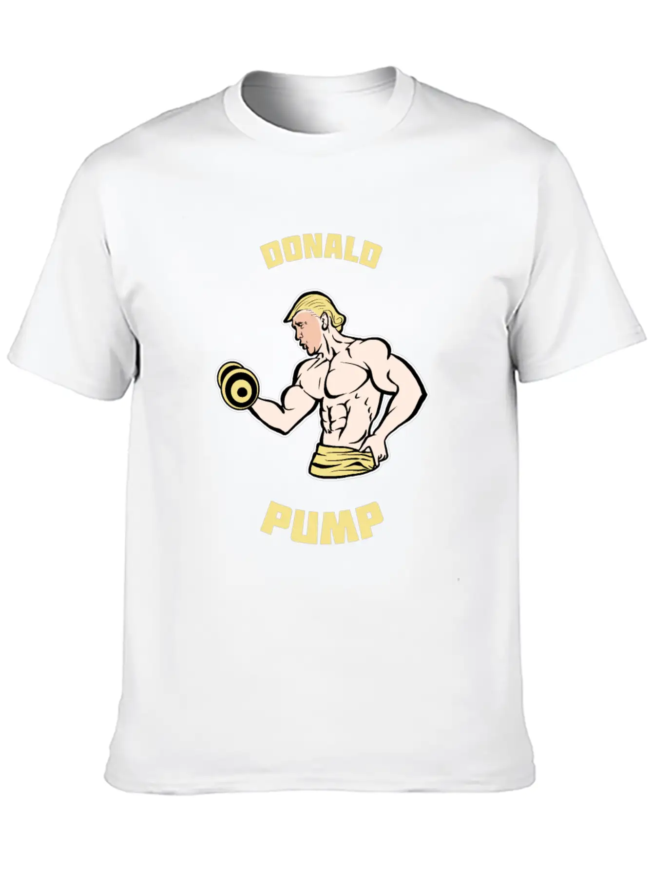 Donald Pump Shirt Gym Political US President Vote Essential Cotton Tee For Daily Outfits – Unisex Style