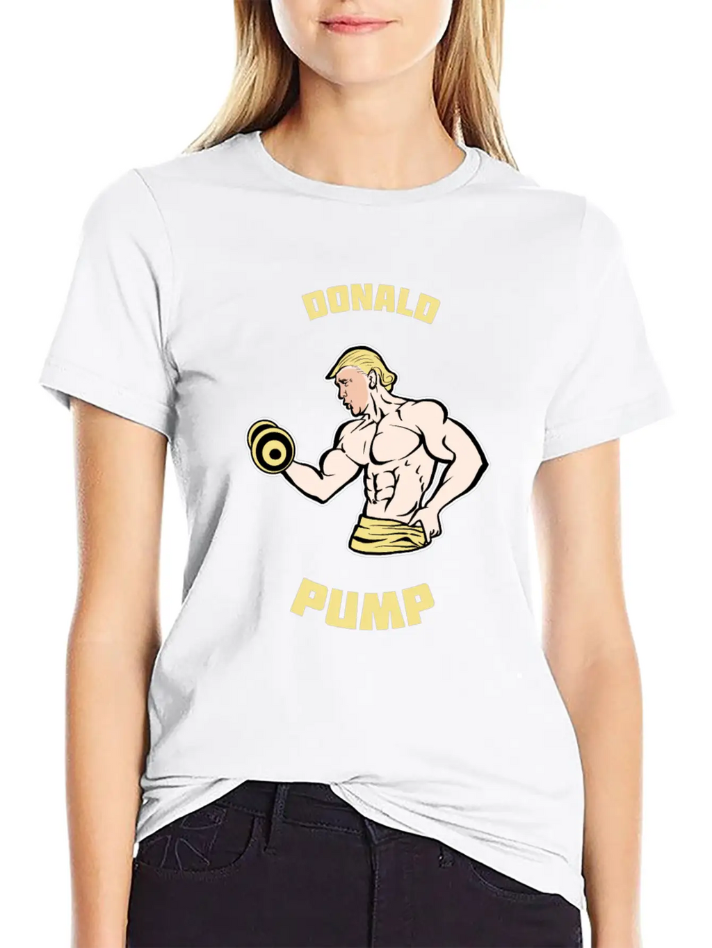 Donald Pump Shirt Gym Political US President Vote Essential Cotton Tee For Daily Outfits – Unisex Style