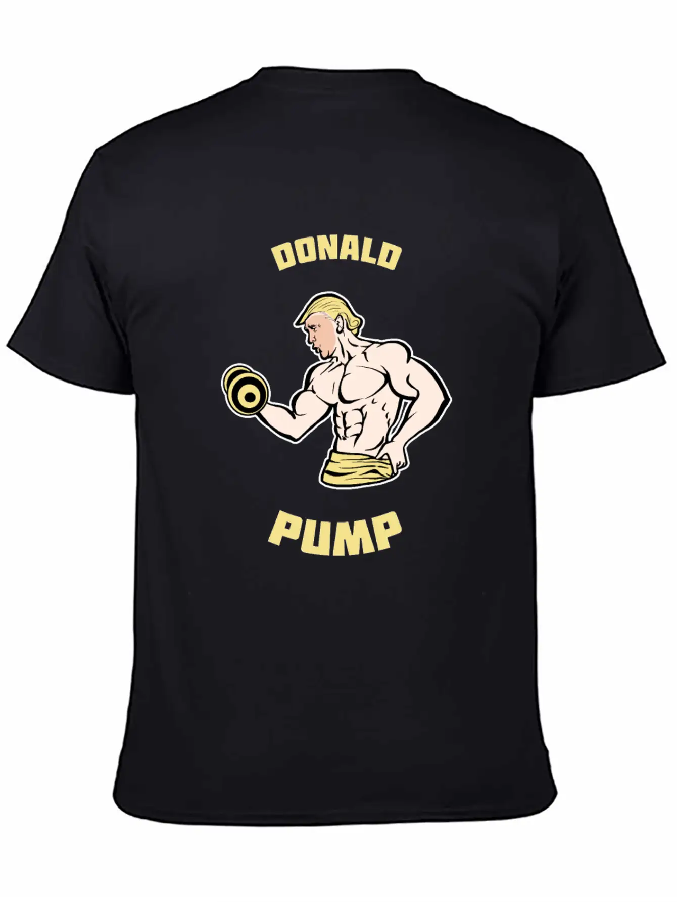 Donald Pump Shirt Gym Political US President Vote Essential Cotton Tee For Daily Outfits – Unisex Style