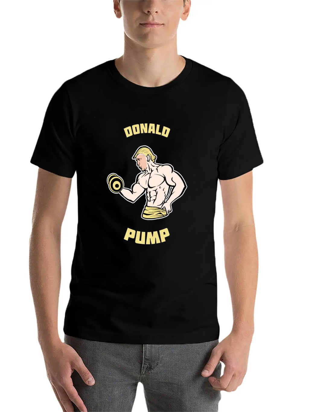 Donald Pump Shirt Gym Political US President Vote Essential Cotton Tee For Daily Outfits – Unisex Style