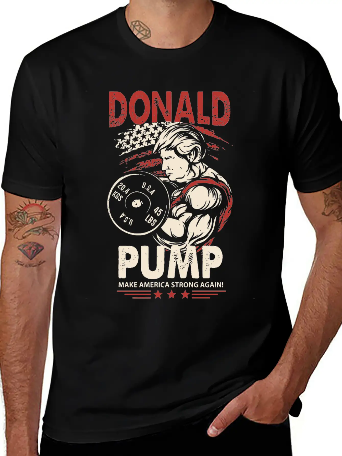 Donnald Pump Meme T Shirts Unisex Short Sleeve Soft Cotton T-Shirt – Casual Everyday Wear