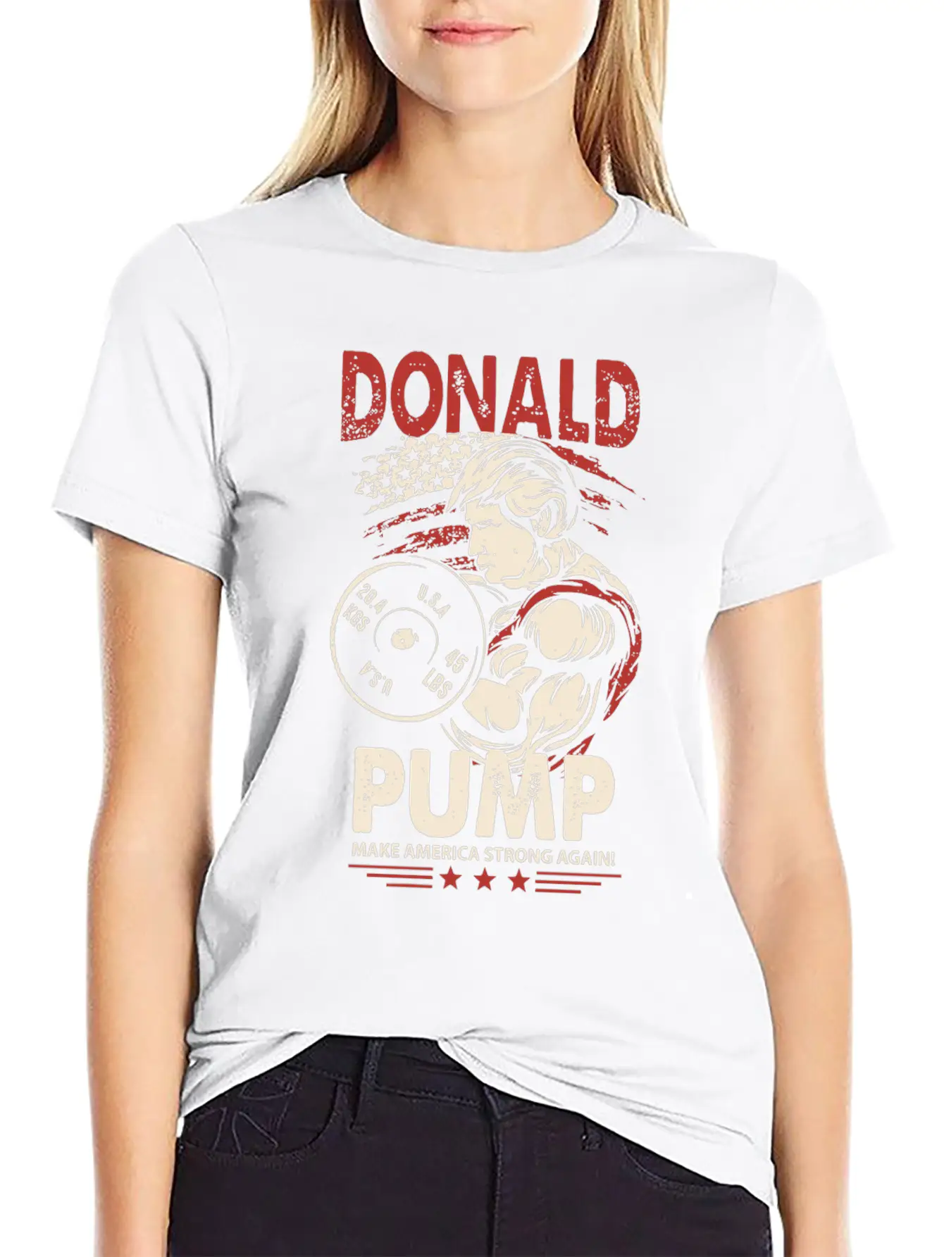 Donnald Pump Meme T Shirts Unisex Short Sleeve Soft Cotton T-Shirt – Casual Everyday Wear
