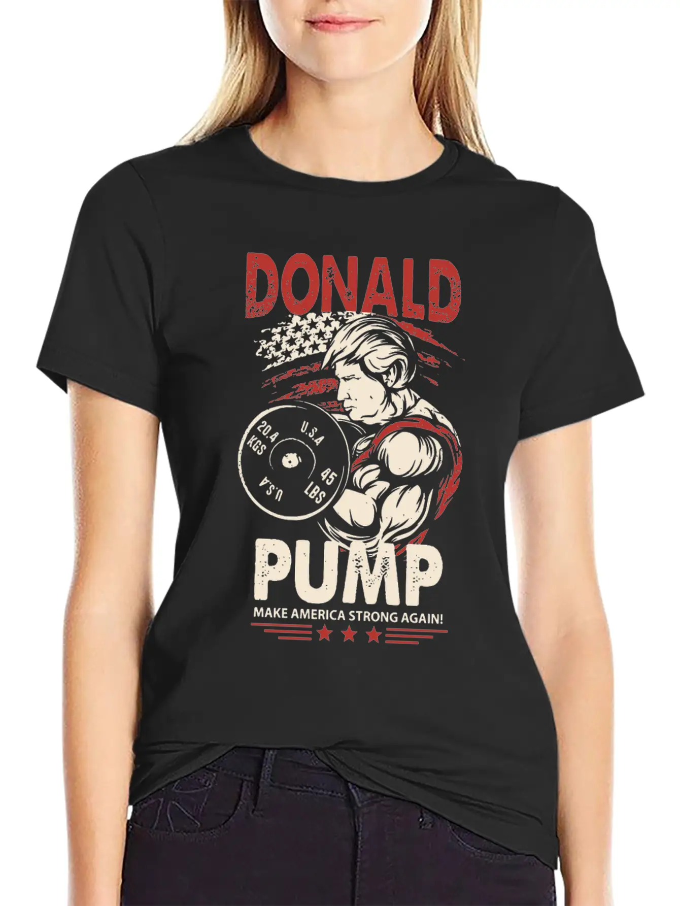 Donnald Pump Meme T Shirts Unisex Short Sleeve Soft Cotton T-Shirt – Casual Everyday Wear