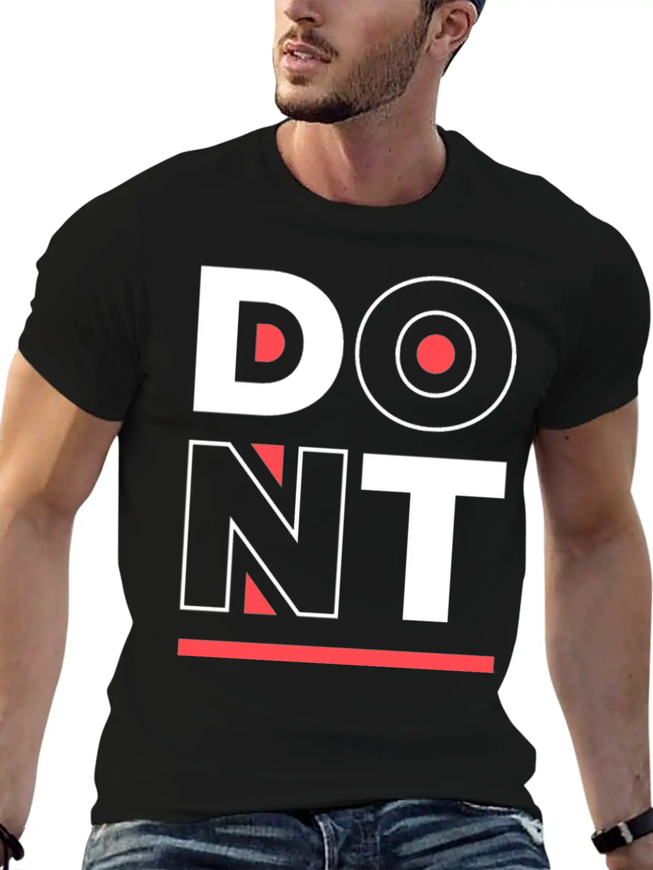 Don't Be Sad My Love Gift Motivation Breathable Soft Cotton T-Shirt – Timeless Casual Look