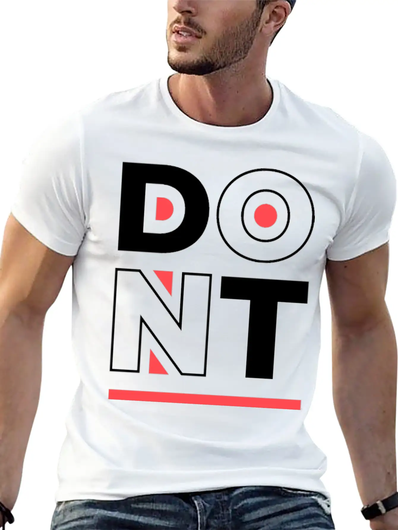 Don't Be Sad My Love Gift Motivation Breathable Soft Cotton T-Shirt – Timeless Casual Look