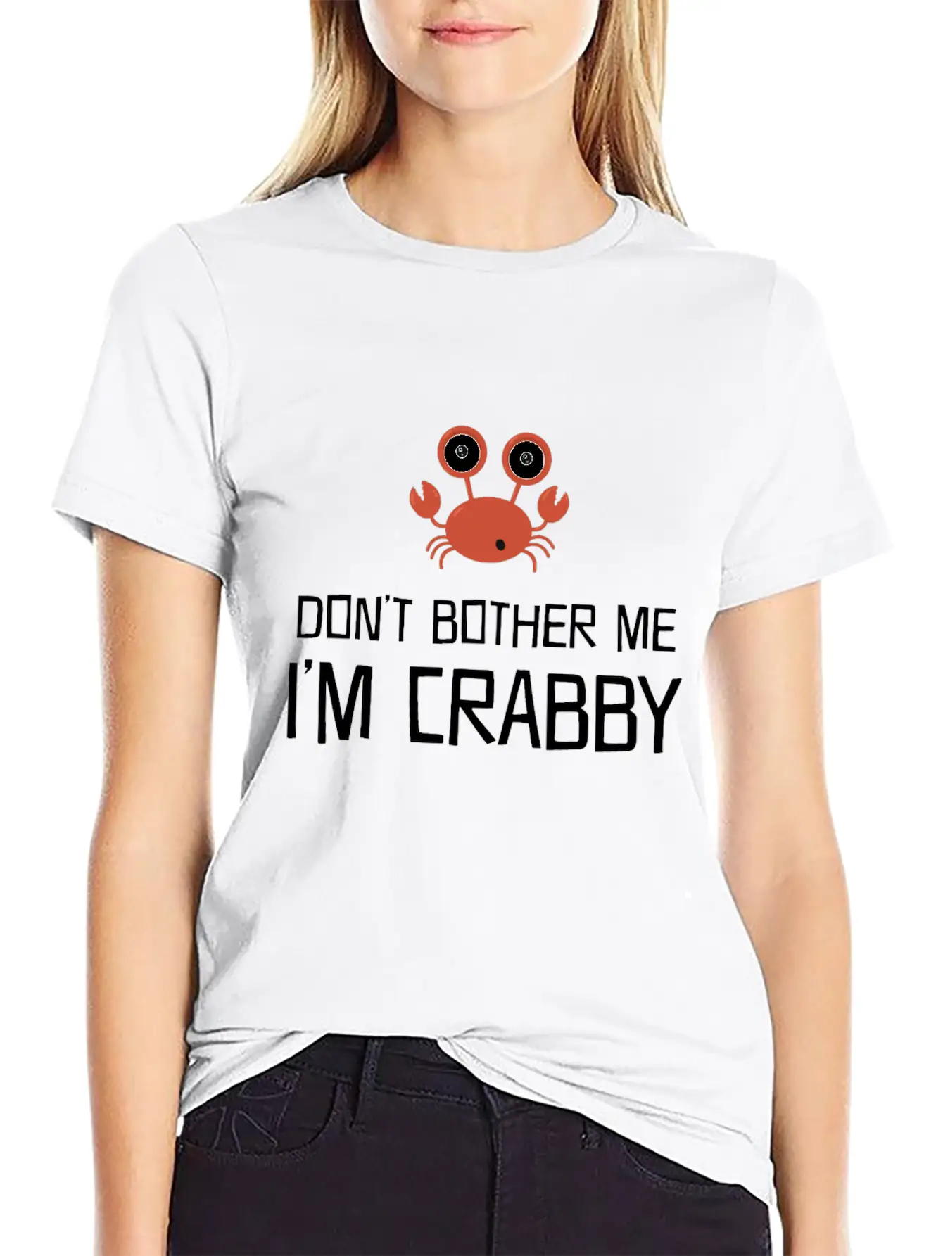 Don'T Bother Me I'M Crabby Funny Crab Moody Person Unisex Casual T-Shirt – Clean Design For Daily Comfort