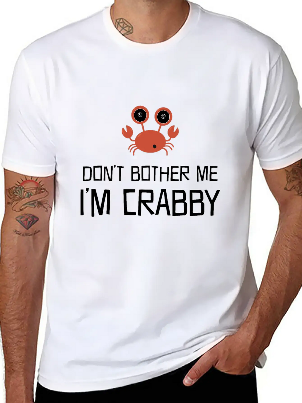 Don'T Bother Me I'M Crabby Funny Crab Moody Person Unisex Casual T-Shirt – Clean Design For Daily Comfort