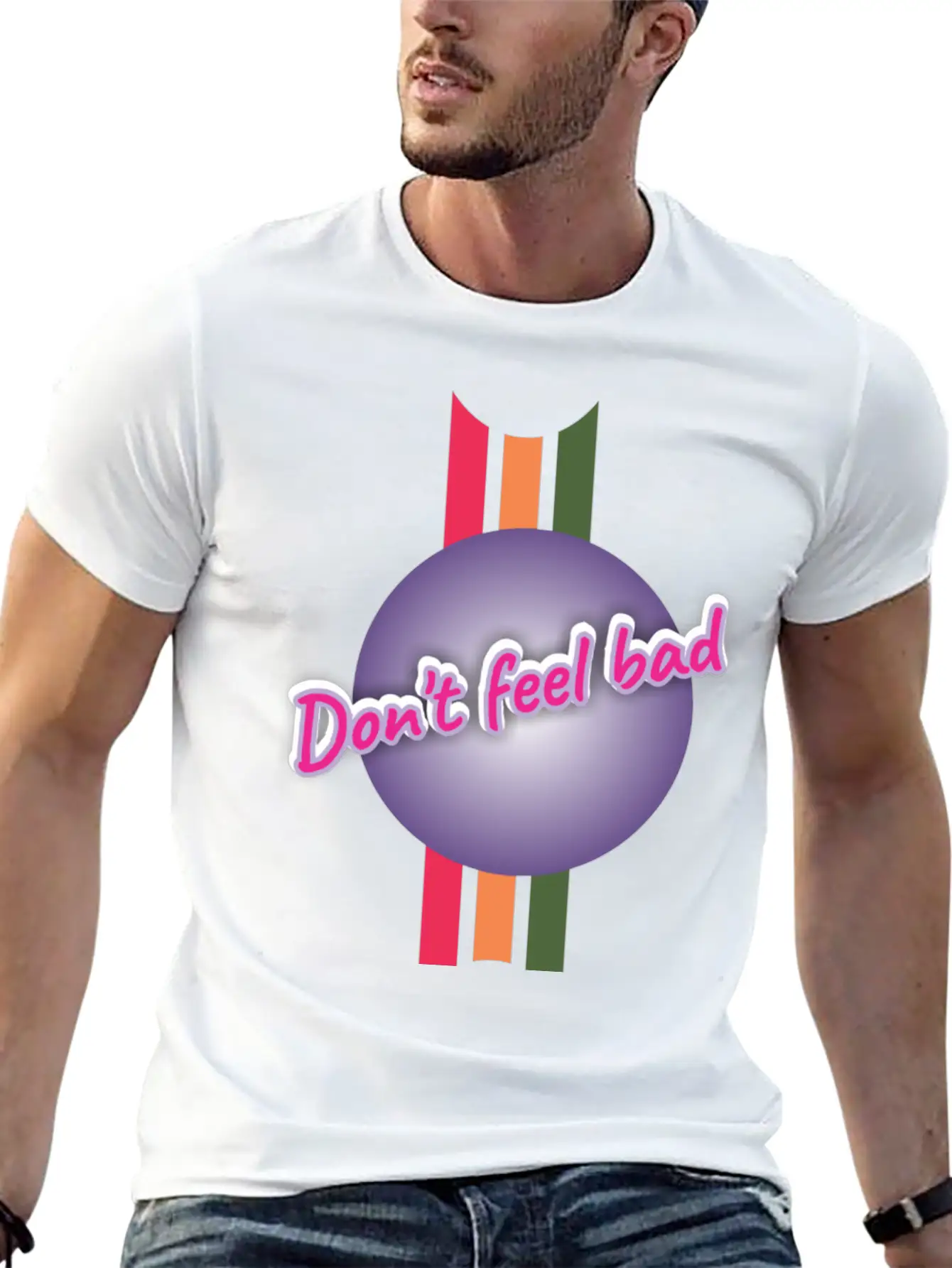 Dont Feel Bad Casual Graphic T-Shirt – Simple And Comfortable Daily Wear