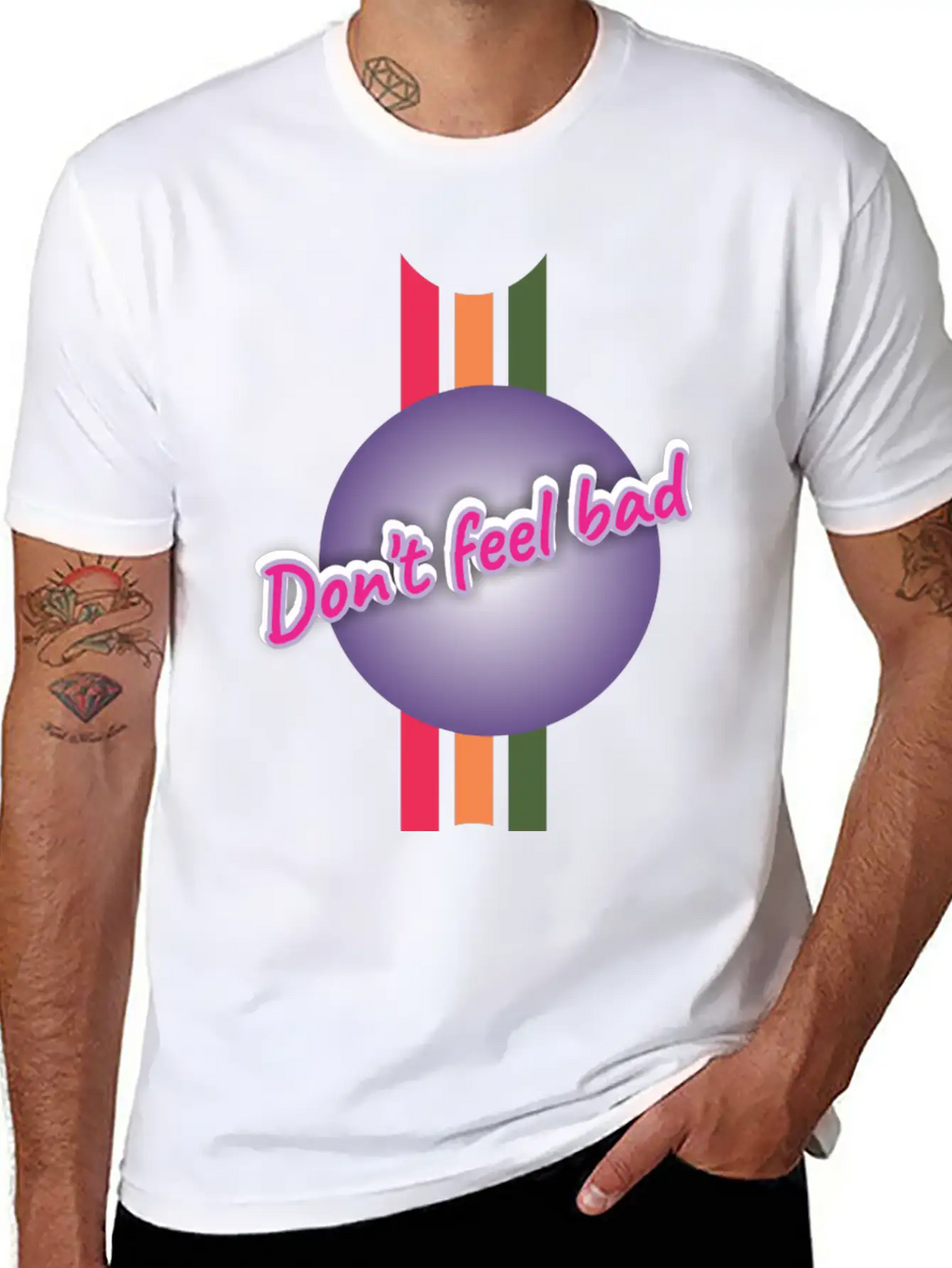 Dont Feel Bad Casual Graphic T-Shirt – Simple And Comfortable Daily Wear